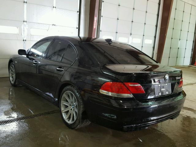 WBAHL83536DT06043 - 2006 BMW 750 I BLACK photo 3
