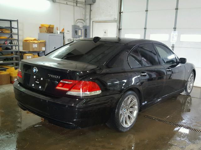 WBAHL83536DT06043 - 2006 BMW 750 I BLACK photo 4