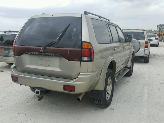 JA4LS41R71P016064 - 2001 MITSUBISHI MONTERO SP BLACK photo 4