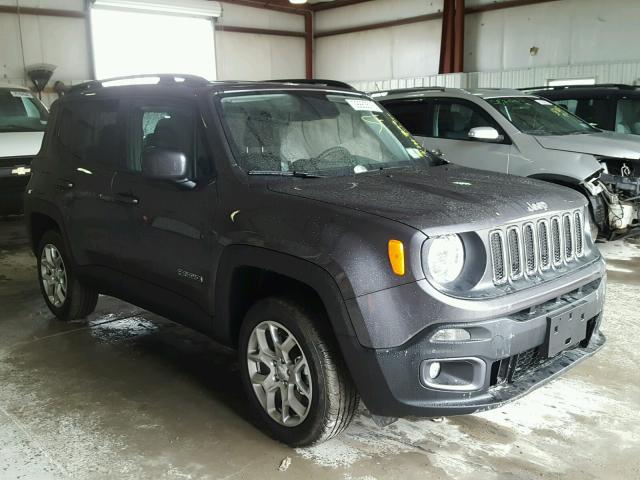 ZACCJBBB2JPG91760 - 2018 JEEP RENEGADE L GRAY photo 1