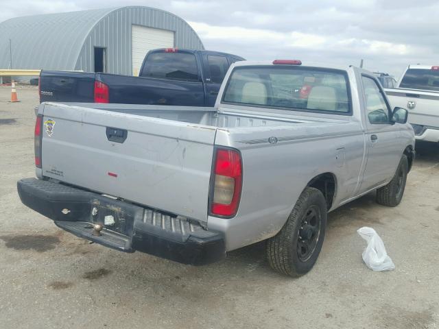 1N6DD21S3YC315674 - 2000 NISSAN FRONTIER X GRAY photo 4