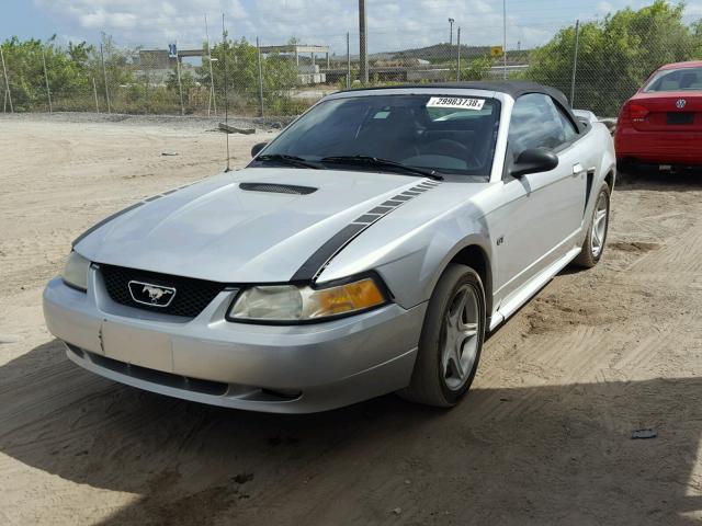 1FAFP45X6YF312969 - 2000 FORD MUSTANG GT SILVER photo 2