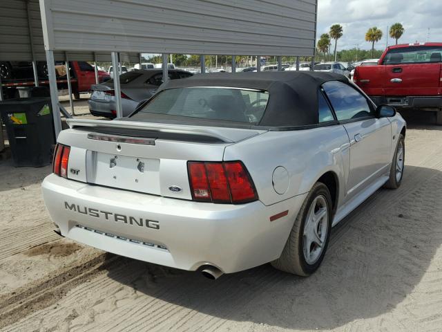 1FAFP45X6YF312969 - 2000 FORD MUSTANG GT SILVER photo 4
