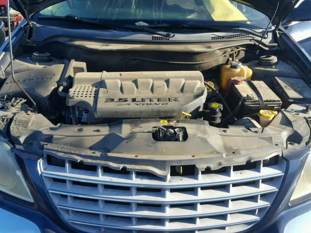 2C8GM68424R552333 - 2004 CHRYSLER PACIFICA BLUE photo 7