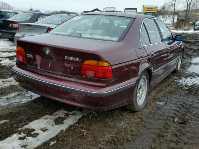 WBADM6340YGU15116 - 2000 BMW 528 I AUTO RED photo 4