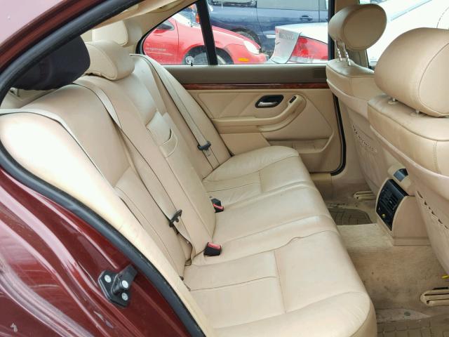 WBADM6340YGU15116 - 2000 BMW 528 I AUTO RED photo 6