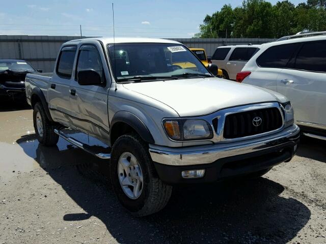 5TEHN72NX2Z141750 - 2002 TOYOTA TACOMA DOU SILVER photo 1