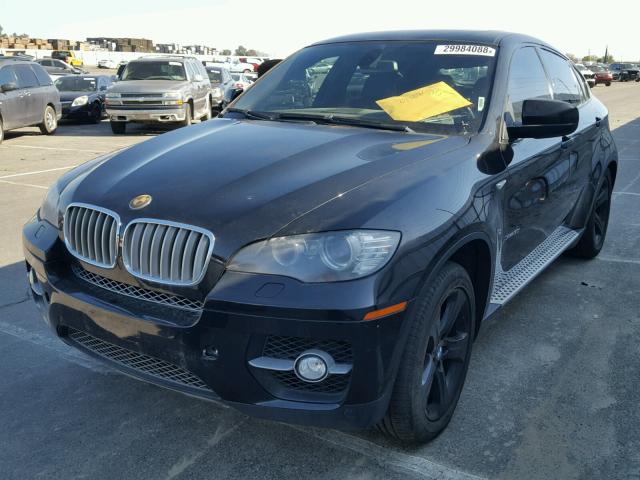 5UXFG8C59ALZ94612 - 2010 BMW X6 XDRIVE5 BLACK photo 2