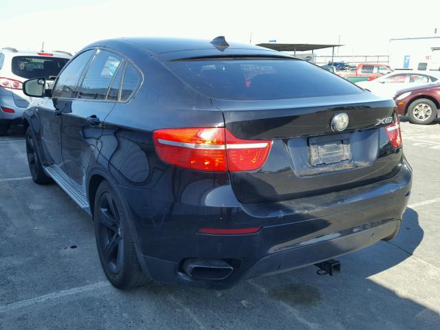 5UXFG8C59ALZ94612 - 2010 BMW X6 XDRIVE5 BLACK photo 3