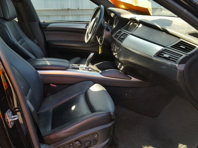 5UXFG8C59ALZ94612 - 2010 BMW X6 XDRIVE5 შავი ფოტო 5