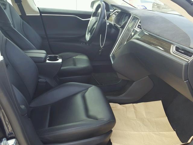 5YJSA1H28EFP63300 - 2014 TESLA MODEL S BLUE photo 5