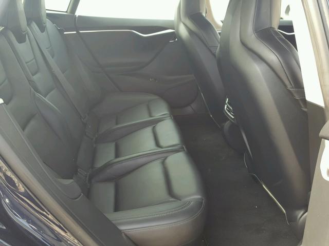 5YJSA1H28EFP63300 - 2014 TESLA MODEL S BLUE photo 6