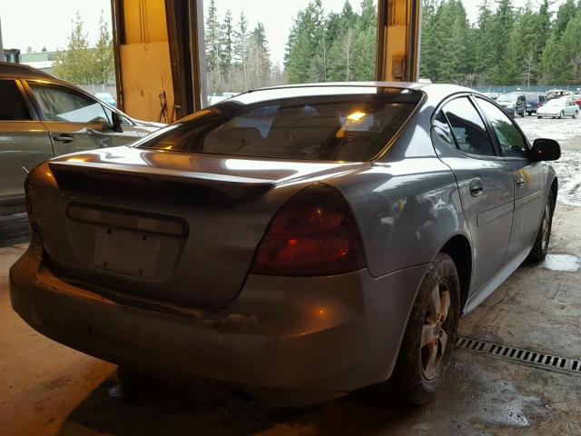 2G2WP522851207253 - 2005 PONTIAC GRAND PRIX GRAY photo 4