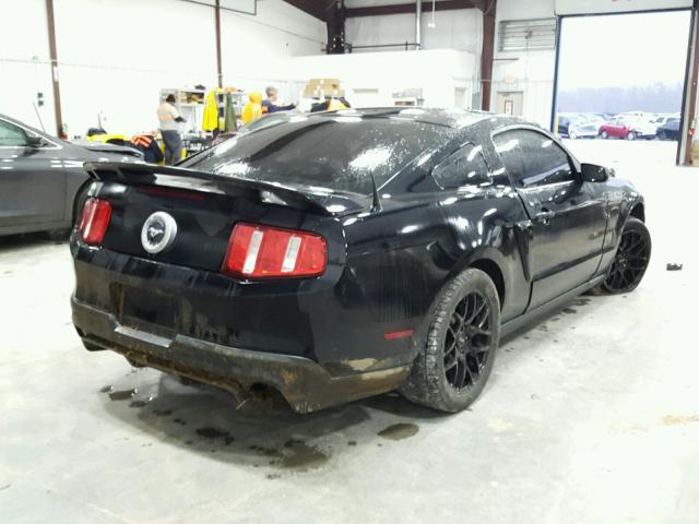 1ZVBP8CFXC5255388 - 2012 FORD MUSTANG GT BLACK photo 4