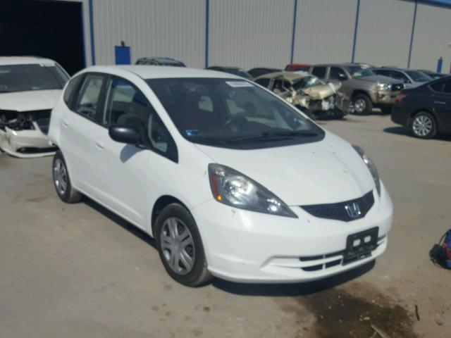 JHMGE8H20AS012741 - 2010 HONDA FIT WHITE photo 1