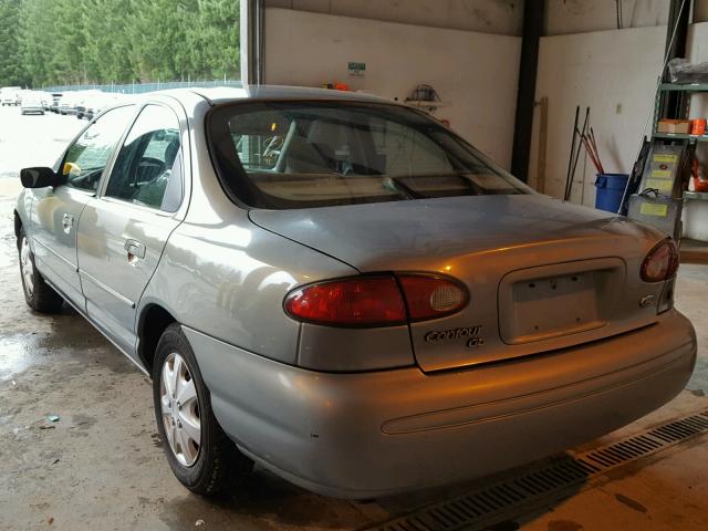 1FALP6531TK131547 - 1996 FORD CONTOUR GL BLUE photo 3