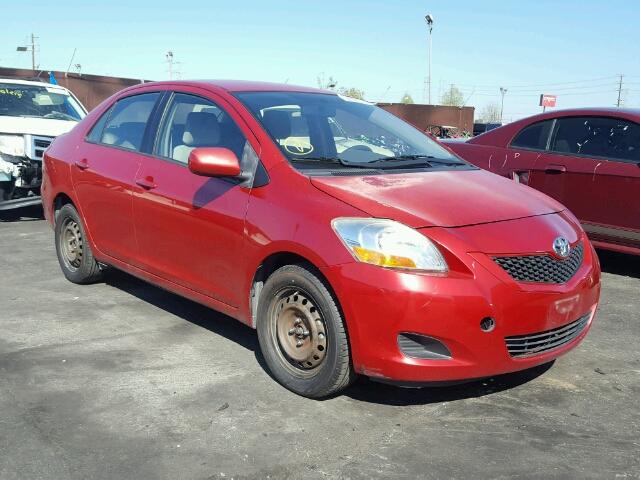 JTDBT903191323530 - 2009 TOYOTA YARIS RED photo 1