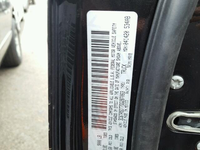 3C6TR5DT7GG287063 - 2016 RAM 2500 SLT BLACK photo 10