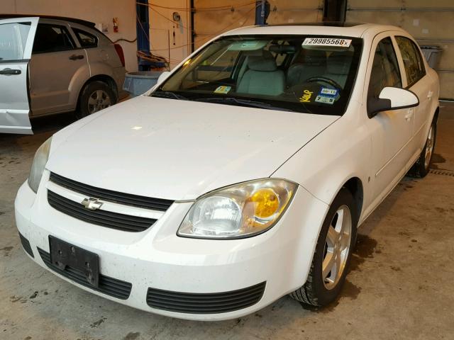 1G1AL55F167865512 - 2006 CHEVROLET COBALT LT WHITE photo 2