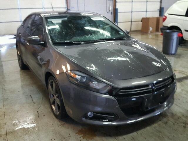 1C3CDFEB7FD364145 - 2015 DODGE DART GT GRAY photo 1