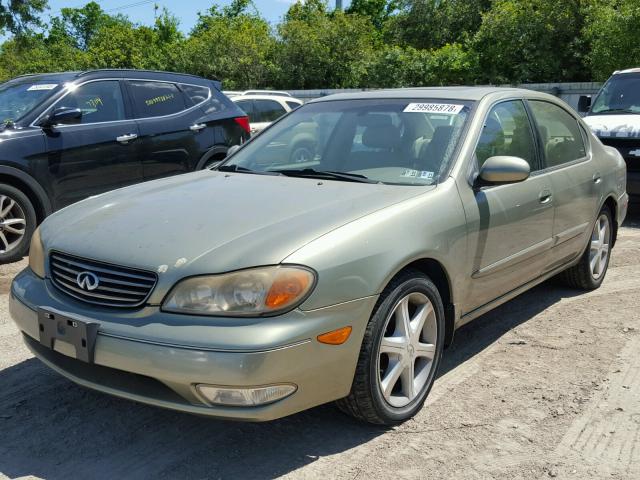 JNKDA31A53T113709 - 2003 INFINITI I35 GREEN photo 2