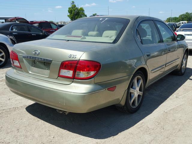 JNKDA31A53T113709 - 2003 INFINITI I35 GREEN photo 4