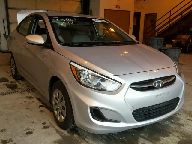 KMHCT4AEXGU143509 - 2016 HYUNDAI ACCENT SE SILVER photo 1