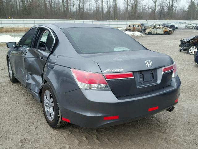 1HGCP2F41CA160239 - 2012 HONDA ACCORD LXP GRAY photo 3