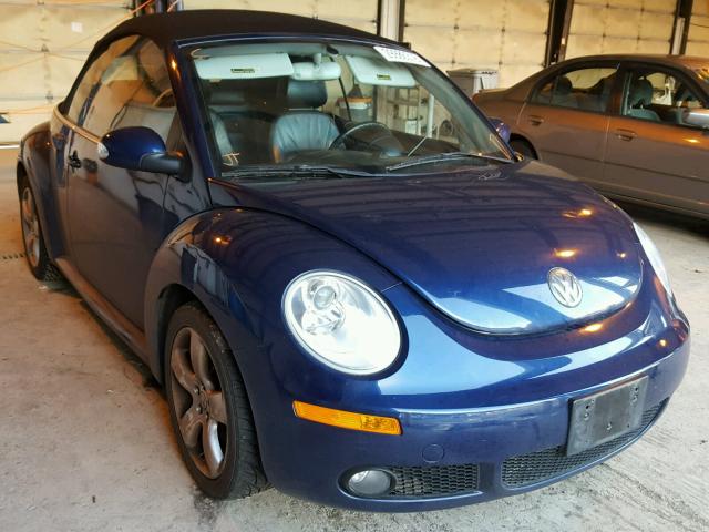 3VWSF31Y76M332176 - 2006 VOLKSWAGEN NEW BEETLE 蓝色 照片 1
