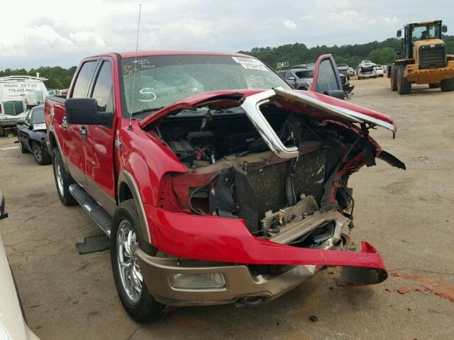 1FTPW12564KA00316 - 2004 FORD F150 SUPER RED photo 1