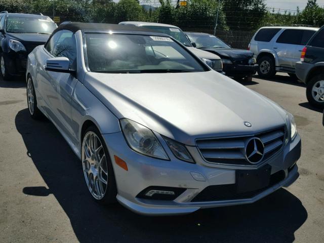 WDDKK7CF0BF087240 - 2011 MERCEDES-BENZ E 550 SILVER photo 1