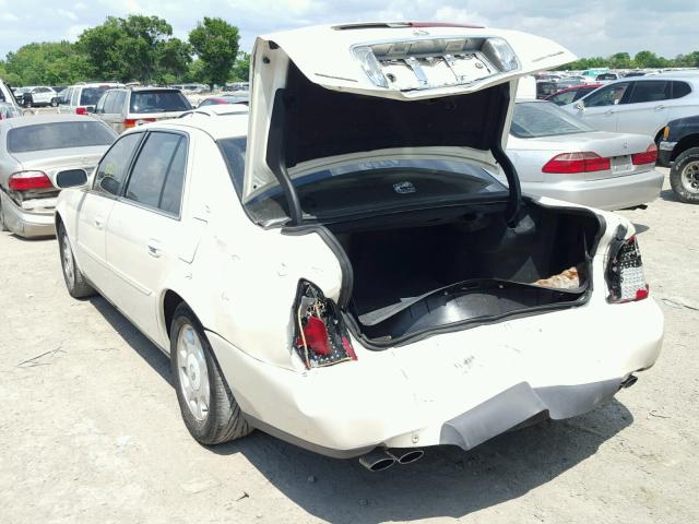 1G6KD54Y92U225204 - 2002 CADILLAC DEVILLE WHITE photo 3