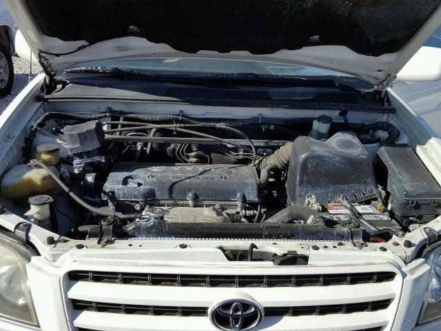 JTEGD21AX30068862 - 2003 TOYOTA HIGHLANDER WHITE photo 7