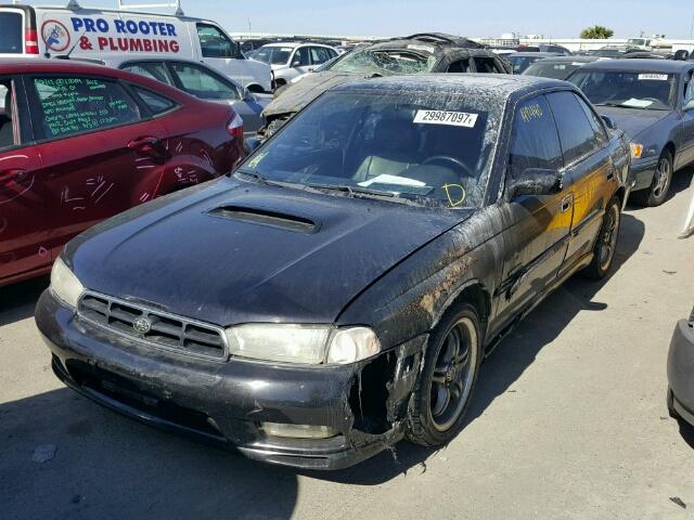 4S3BD6759X7255314 - 1999 SUBARU LEGACY BLACK photo 2