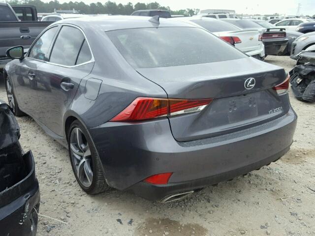 JTHBA1D26H5045187 - 2017 LEXUS IS 200T GRAY photo 3