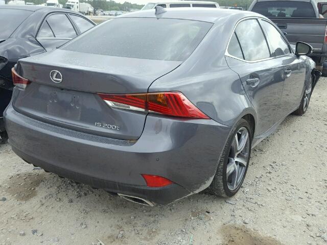 JTHBA1D26H5045187 - 2017 LEXUS IS 200T GRAY photo 4