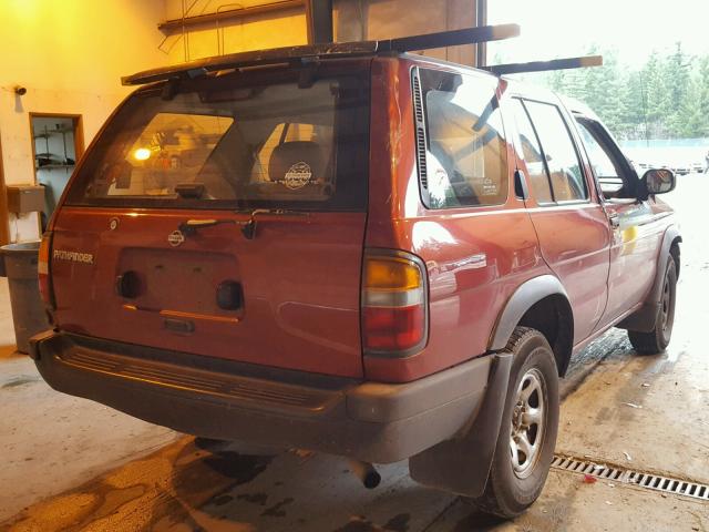 JN8AR05Y2VW146837 - 1997 NISSAN PATHFINDER RED photo 4