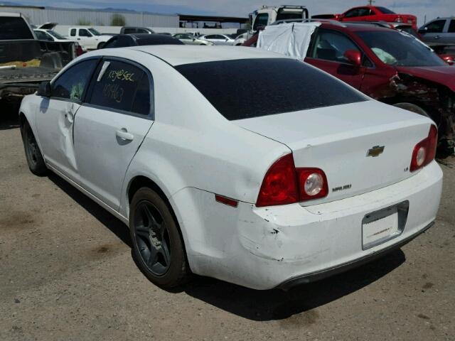 1G1ZG57BX9F142950 - 2009 CHEVROLET MALIBU LS თეთრი ფოტო 3