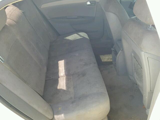 1G1ZG57BX9F142950 - 2009 CHEVROLET MALIBU LS თეთრი ფოტო 6