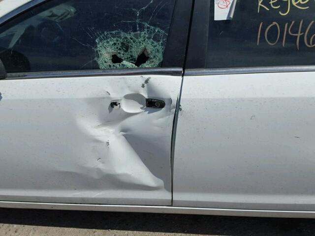 1G1ZG57BX9F142950 - 2009 CHEVROLET MALIBU LS თეთრი ფოტო 9