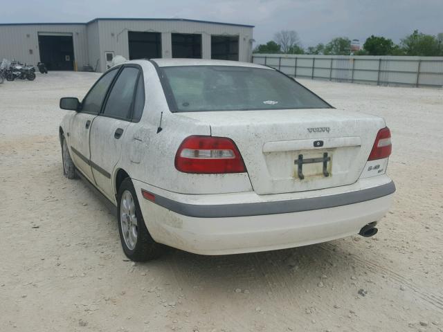 YV1VS29531F647902 - 2001 VOLVO S40 1.9T WHITE photo 3