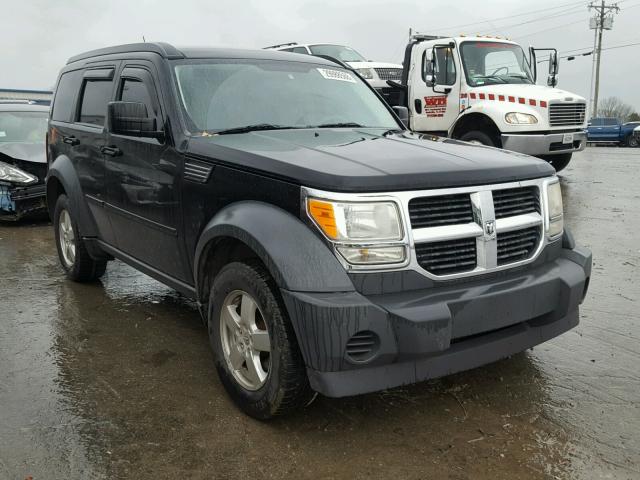 1D8GT28K67W601056 - 2007 DODGE NITRO SXT BLACK photo 1