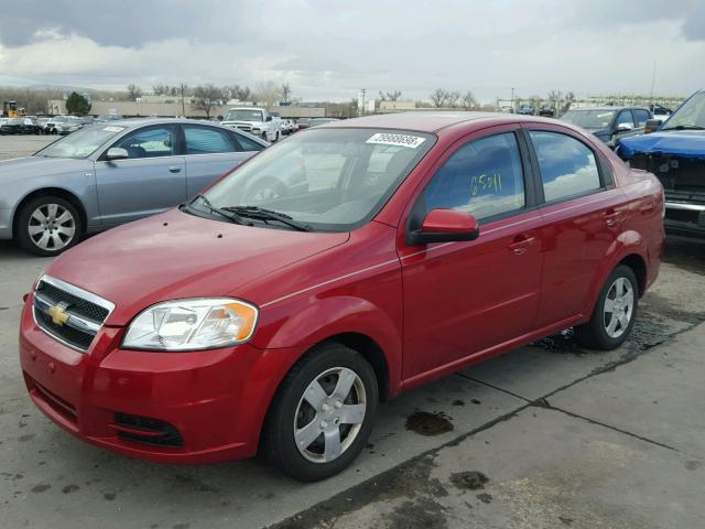 KL1TD5DE4BB120306 - 2011 CHEVROLET AVEO LS 红色 照片 2