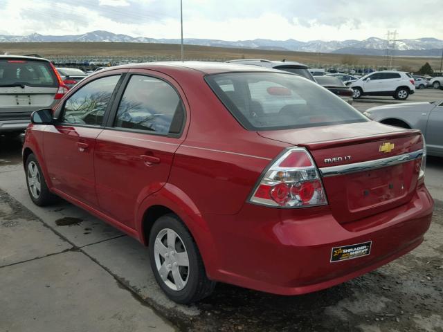 KL1TD5DE4BB120306 - 2011 CHEVROLET AVEO LS 红色 照片 3