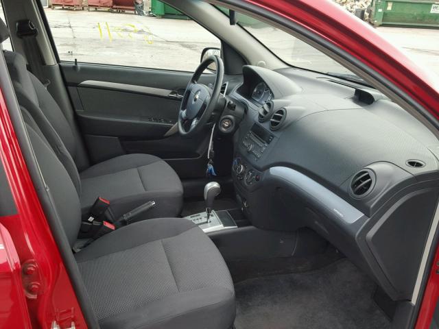 KL1TD5DE4BB120306 - 2011 CHEVROLET AVEO LS 红色 照片 5