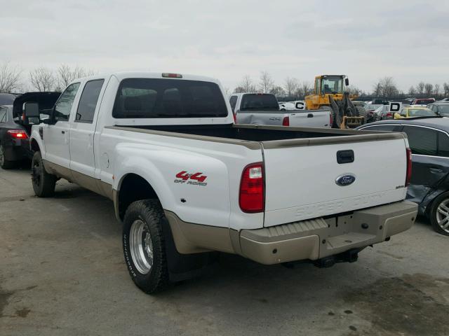 1FTWW33R48EA48877 - 2008 FORD F350 SUPER WHITE photo 3