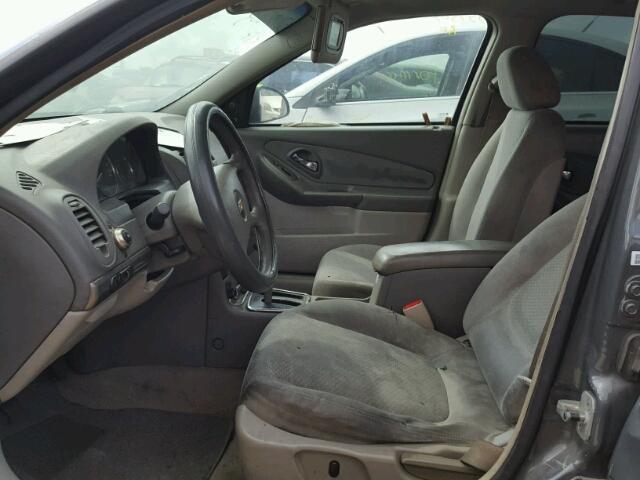 1G1ZS58F27F183229 - 2007 CHEVROLET MALIBU LS ნაცრისფერი ფოტო 5