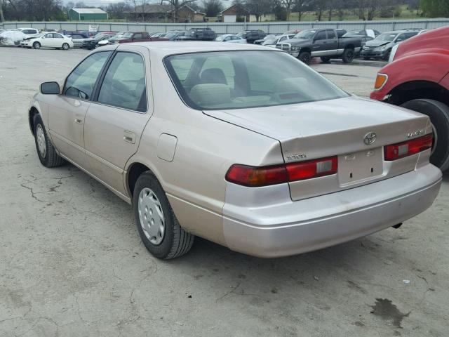 4T1BG22KXVU799540 - 1997 TOYOTA CAMRY CE TAN photo 3