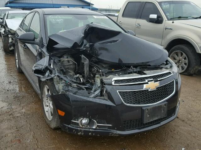 1G1PC5SB0D7116368 - 2013 CHEVROLET CRUZE LT BLACK photo 1