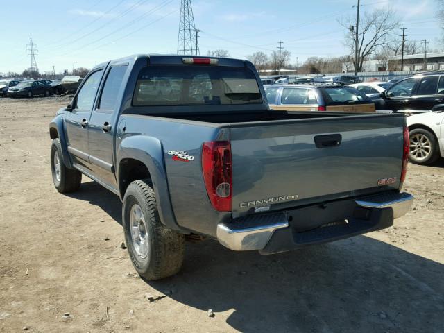 1GTDT13E478128520 - 2007 GMC CANYON GRAY photo 3